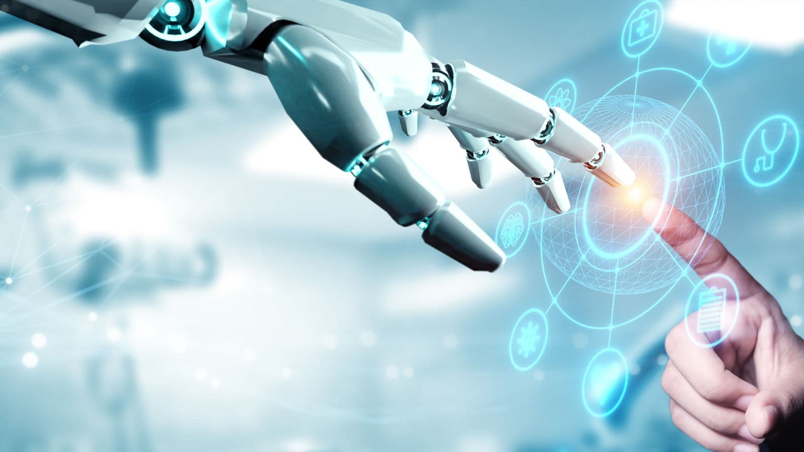 Symbolbild der Bedrohung durch Künstliche Intelligenz, inspiriert von Terminator