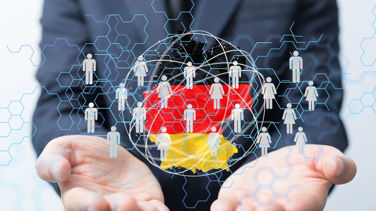 Symbolbild der AI Act Zerreißprobe in Deutschland. Ein Kompass zwischen Paragraphen und Industrie.